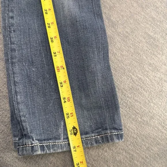 MISS ME - Women's Size 27 Rhinestone Wing JE6003T2R Straight Jeans A46 - Picture 10 of 16